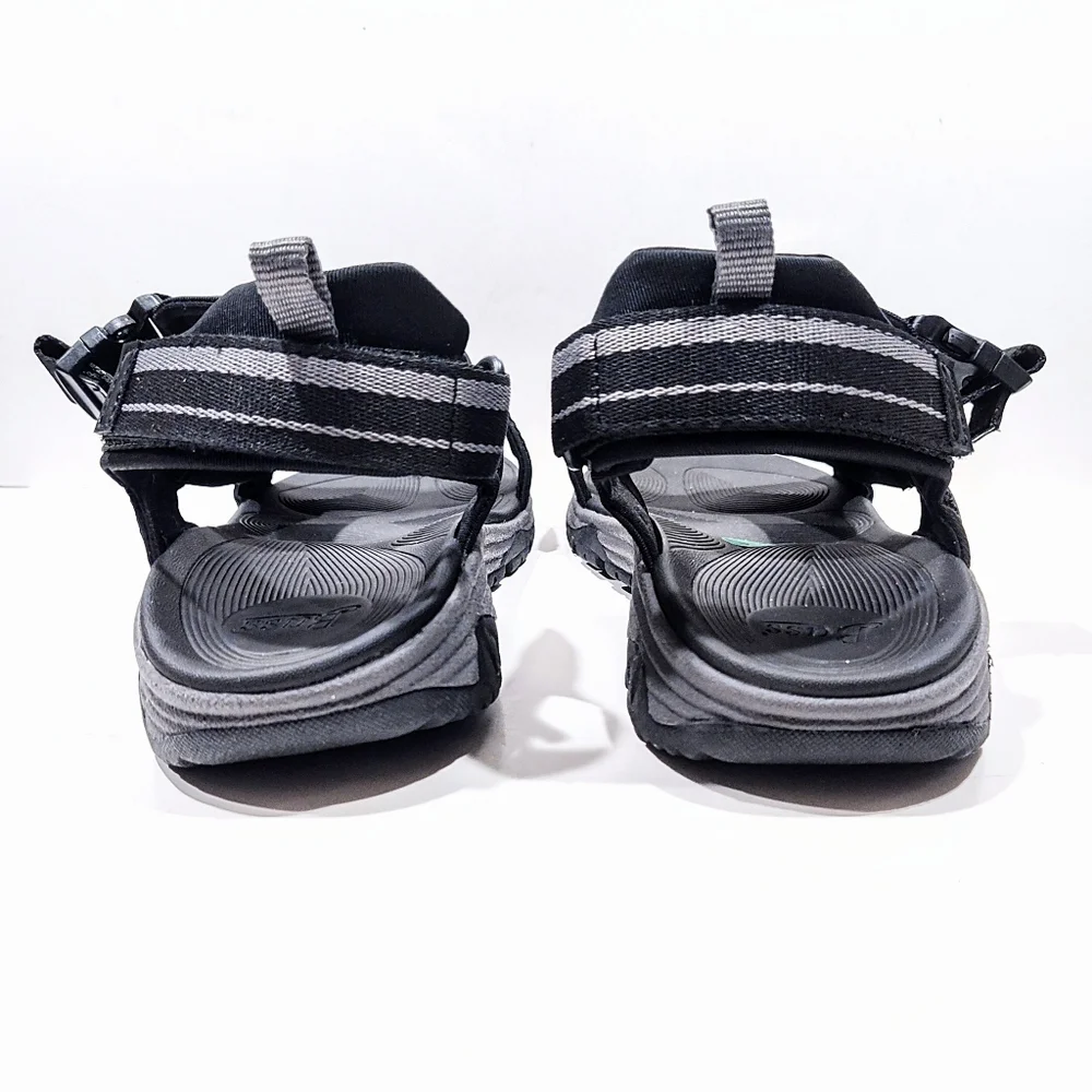 G. H. Bass Trek Sporty Sandal Black Men's Size 13 Water Shoes Adjustable New